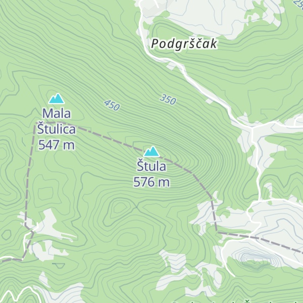 Map of Štula