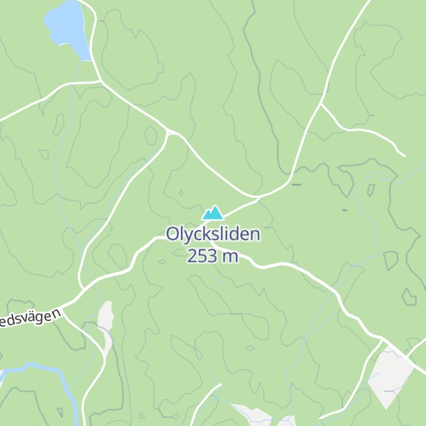 Map of Olycksliden
