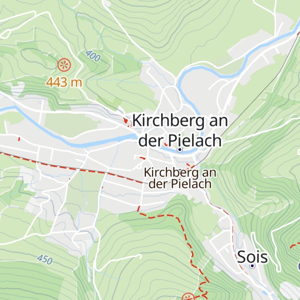 Map of Gemeindeamt Kirchberg an der Pielach