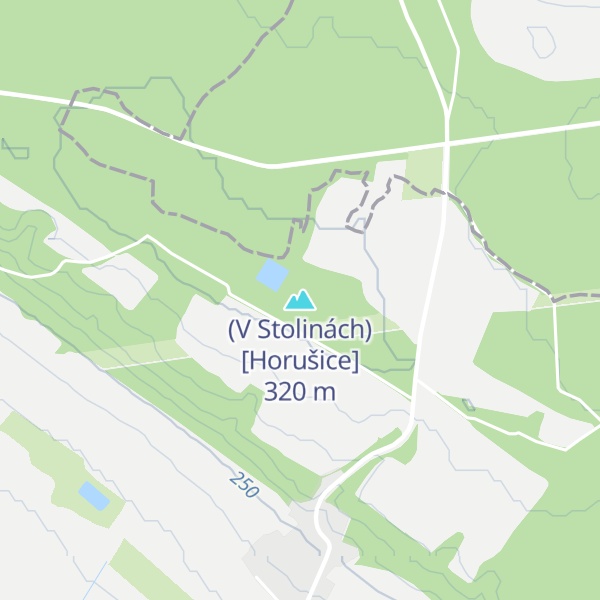 Map of (V Stolinách) [Horušice]