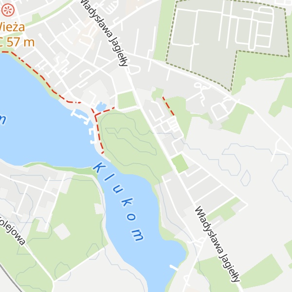 Map of Miejska Górka