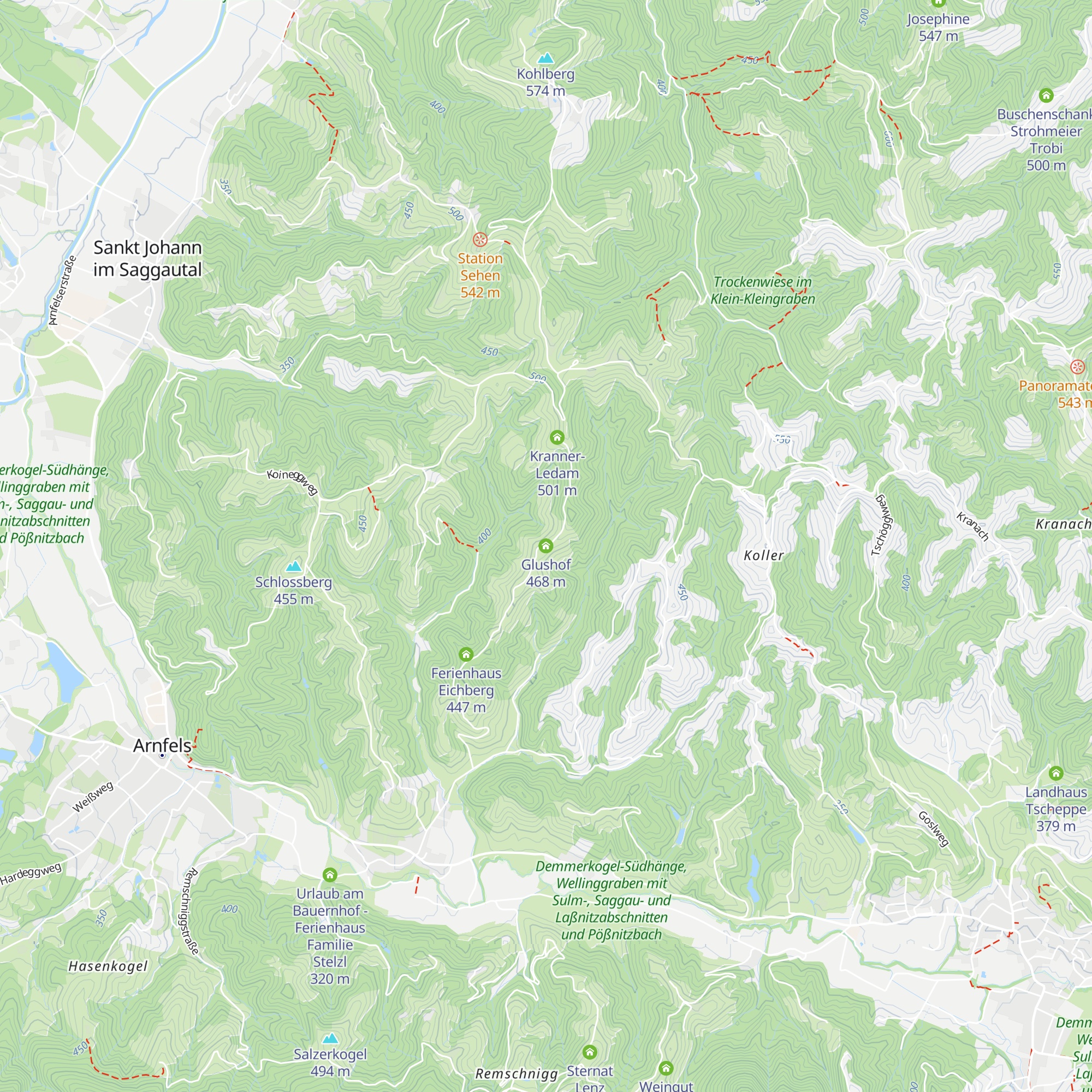 Glushof map