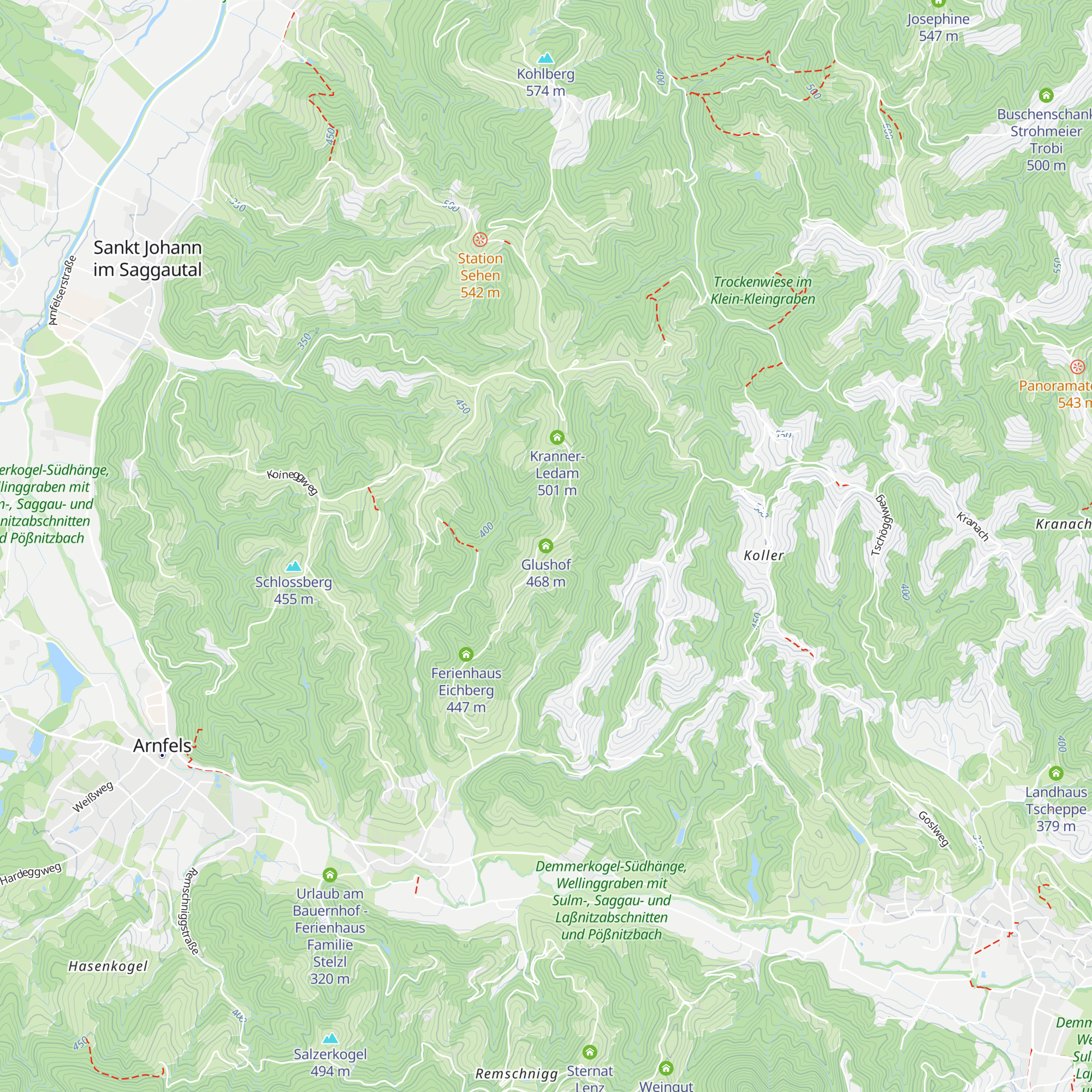 Glushof map