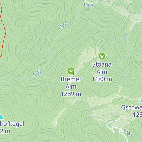 Map of Bremer Alm