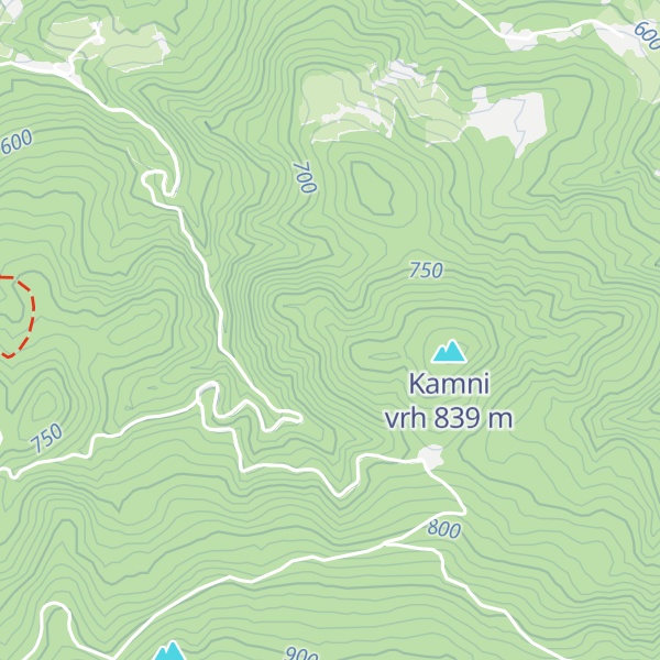 Map of Jastrebov vrh