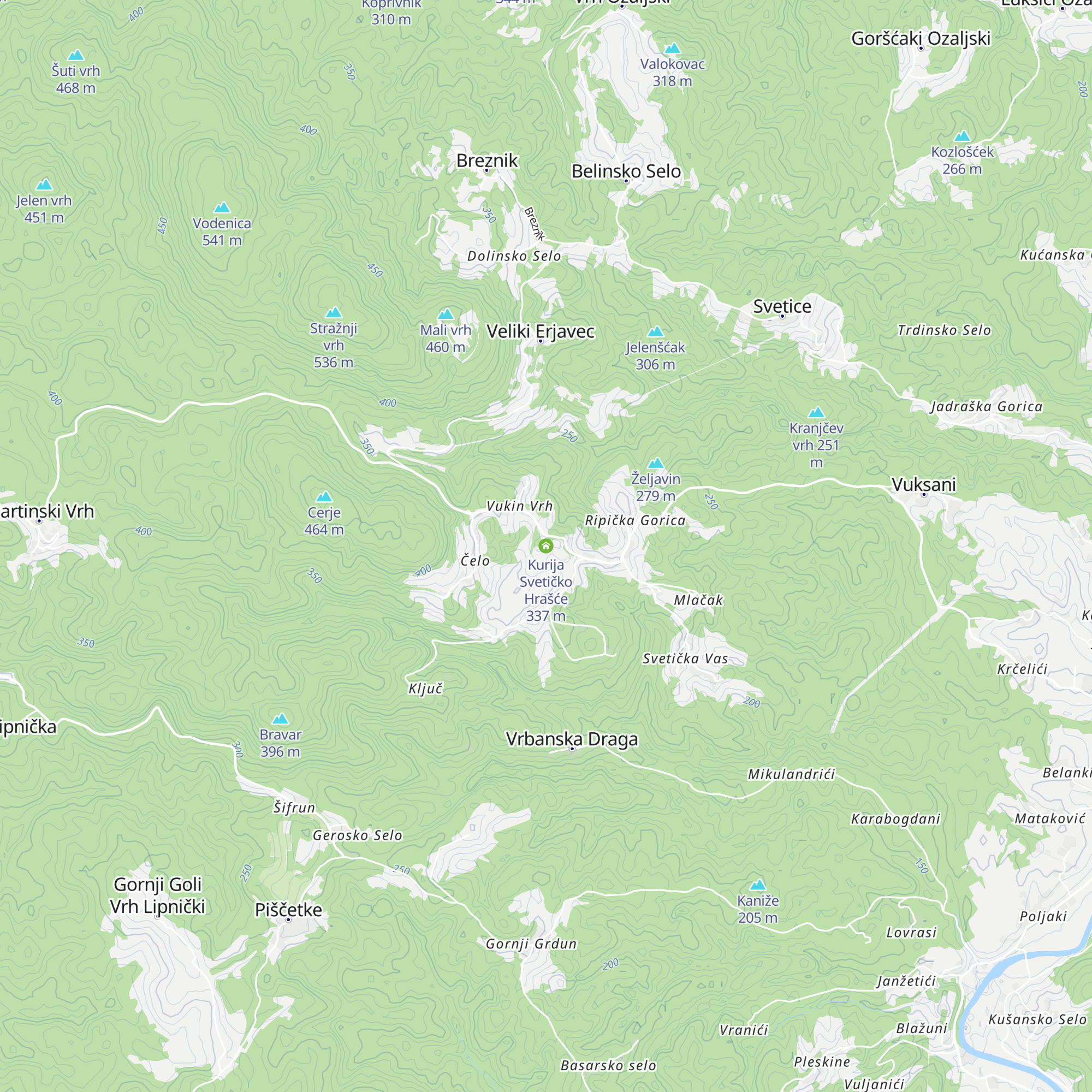 Kurija Svetičko Hrašće map