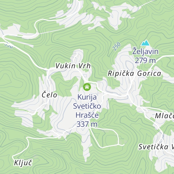Map of Kurija Svetičko Hrašće