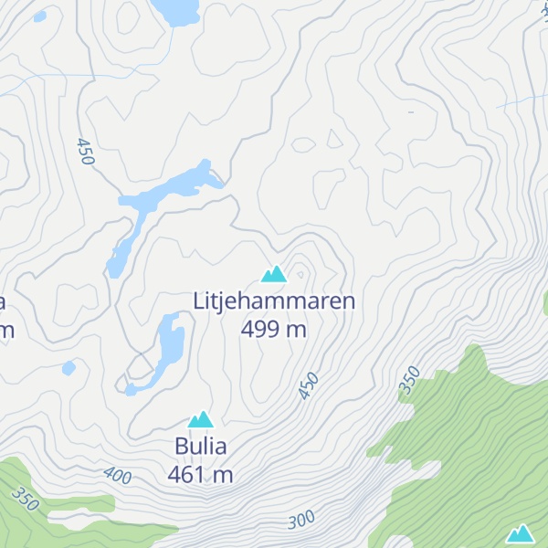 Map of Litjehammaren