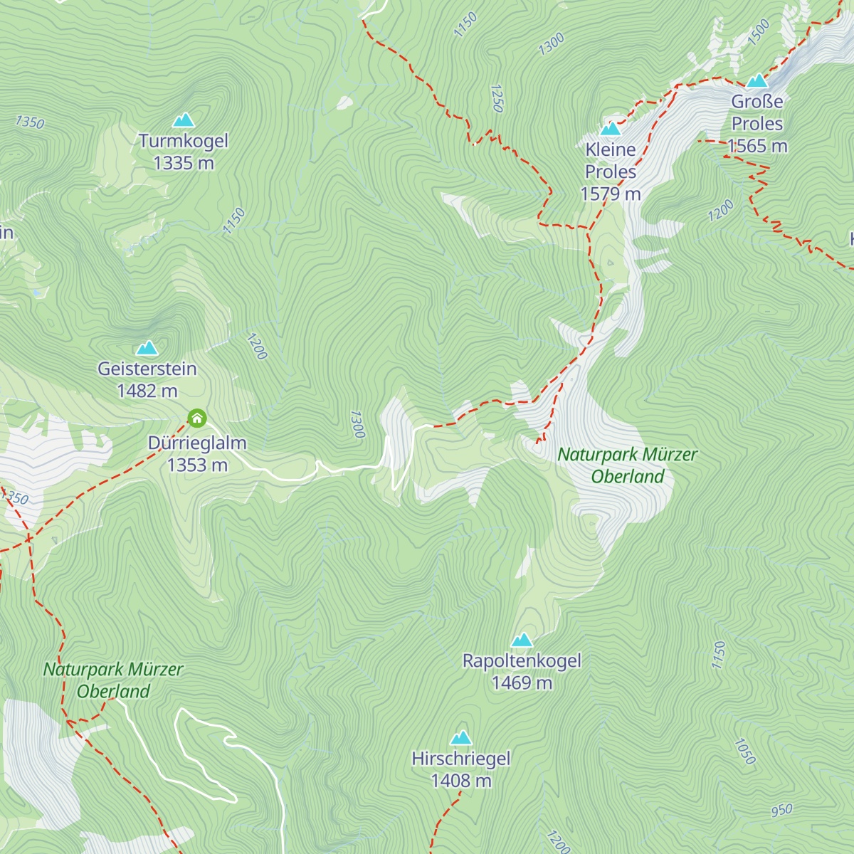Königsalm map
