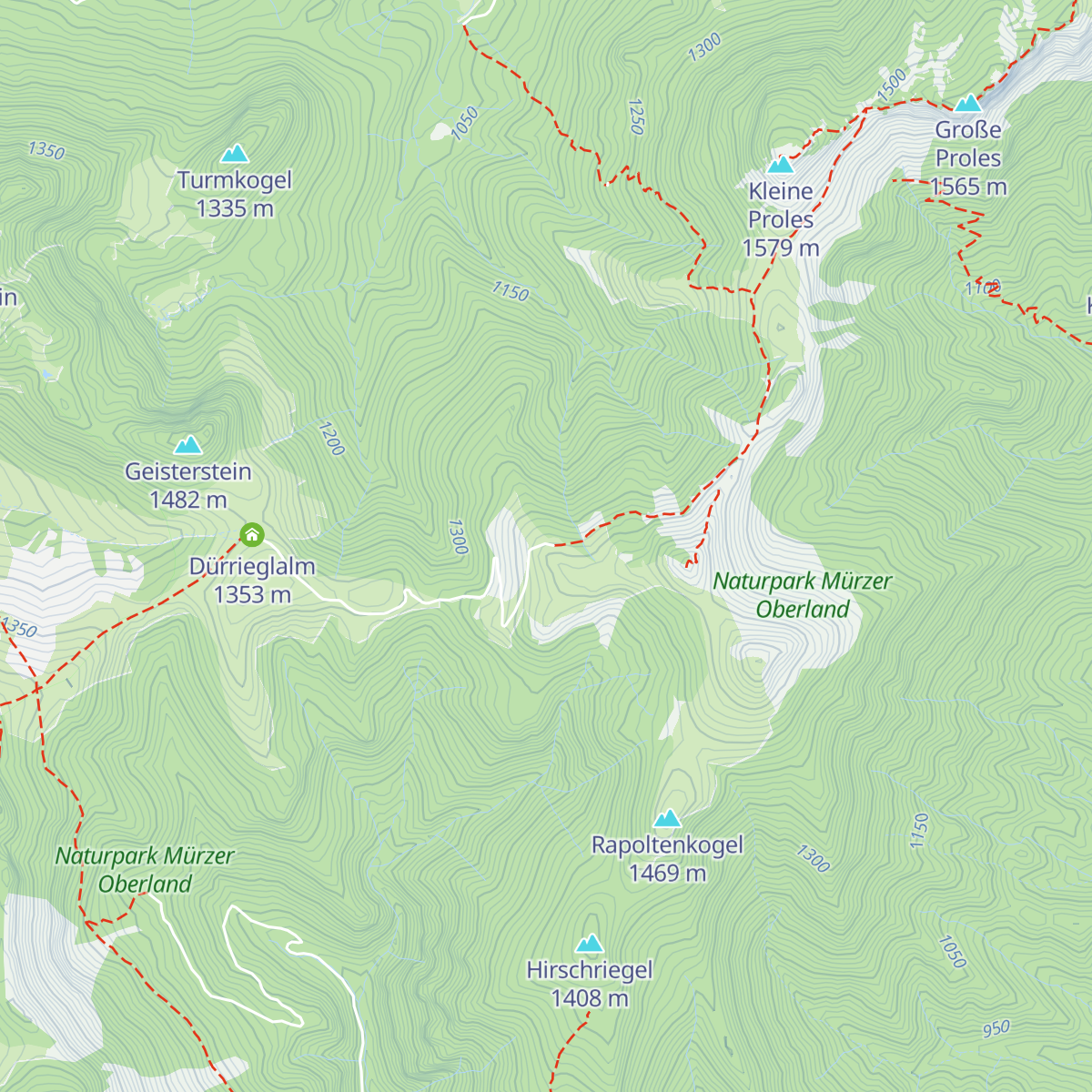 Königsalm map