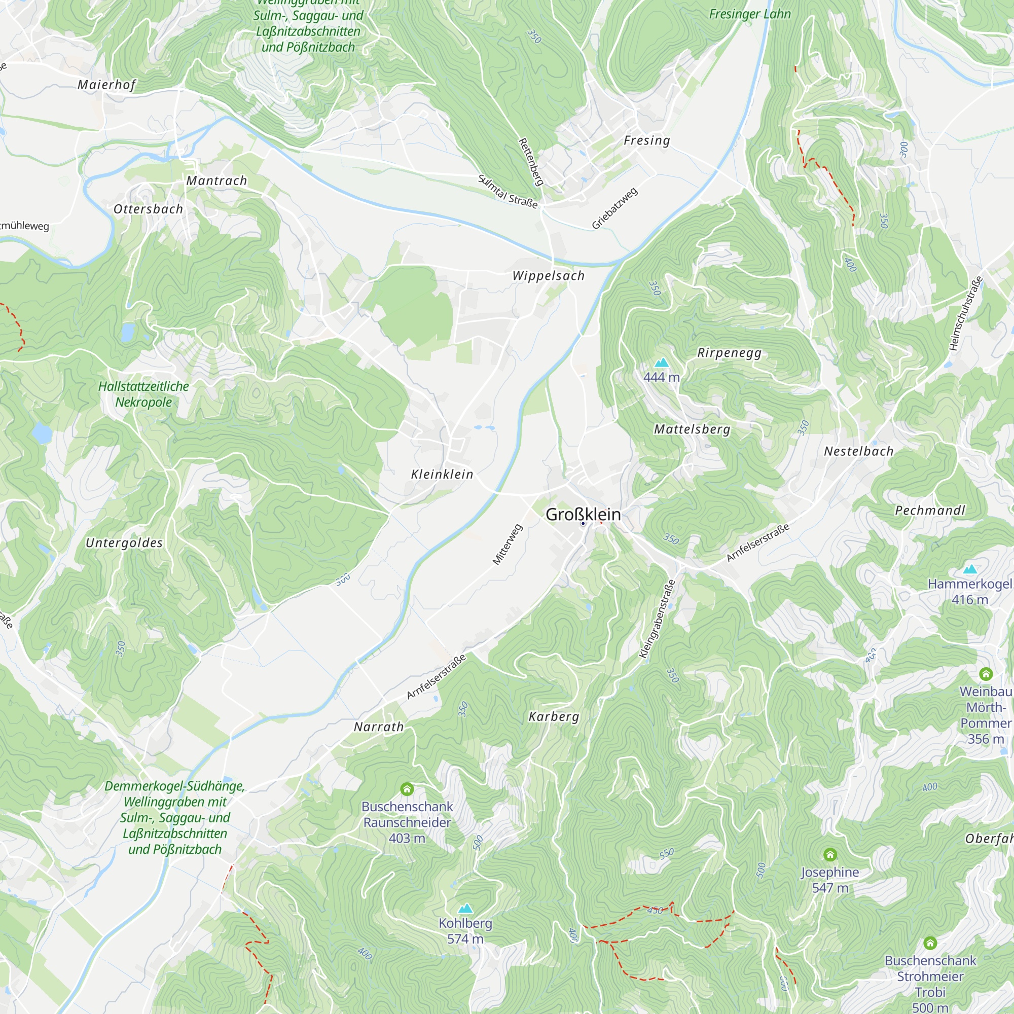 Fußballtribüne map