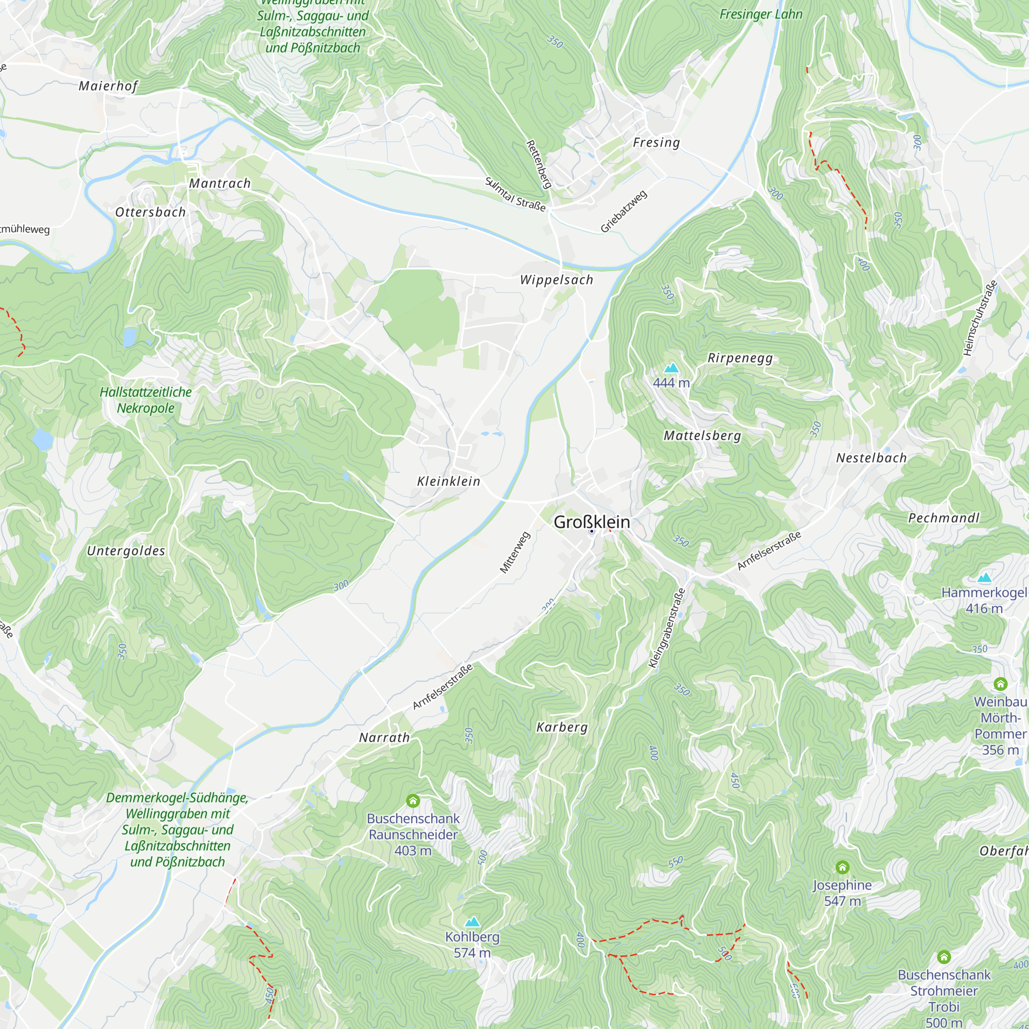 Fußballtribüne map