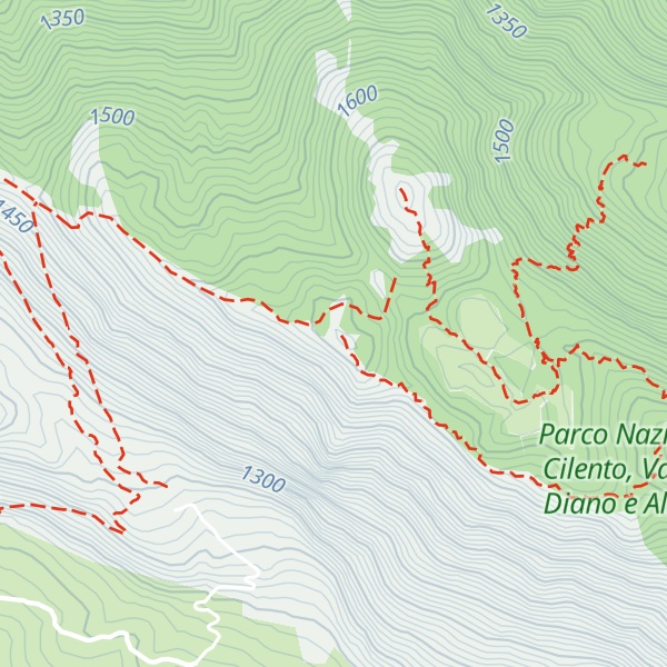 Map of Monte Motola sud