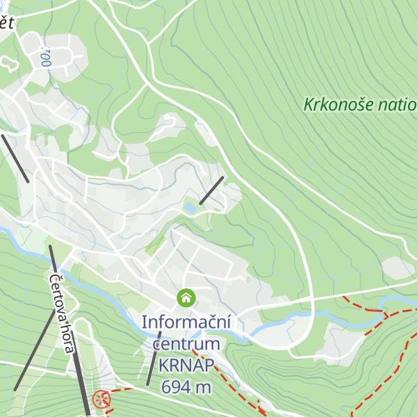 Map of Chata v zákoutí