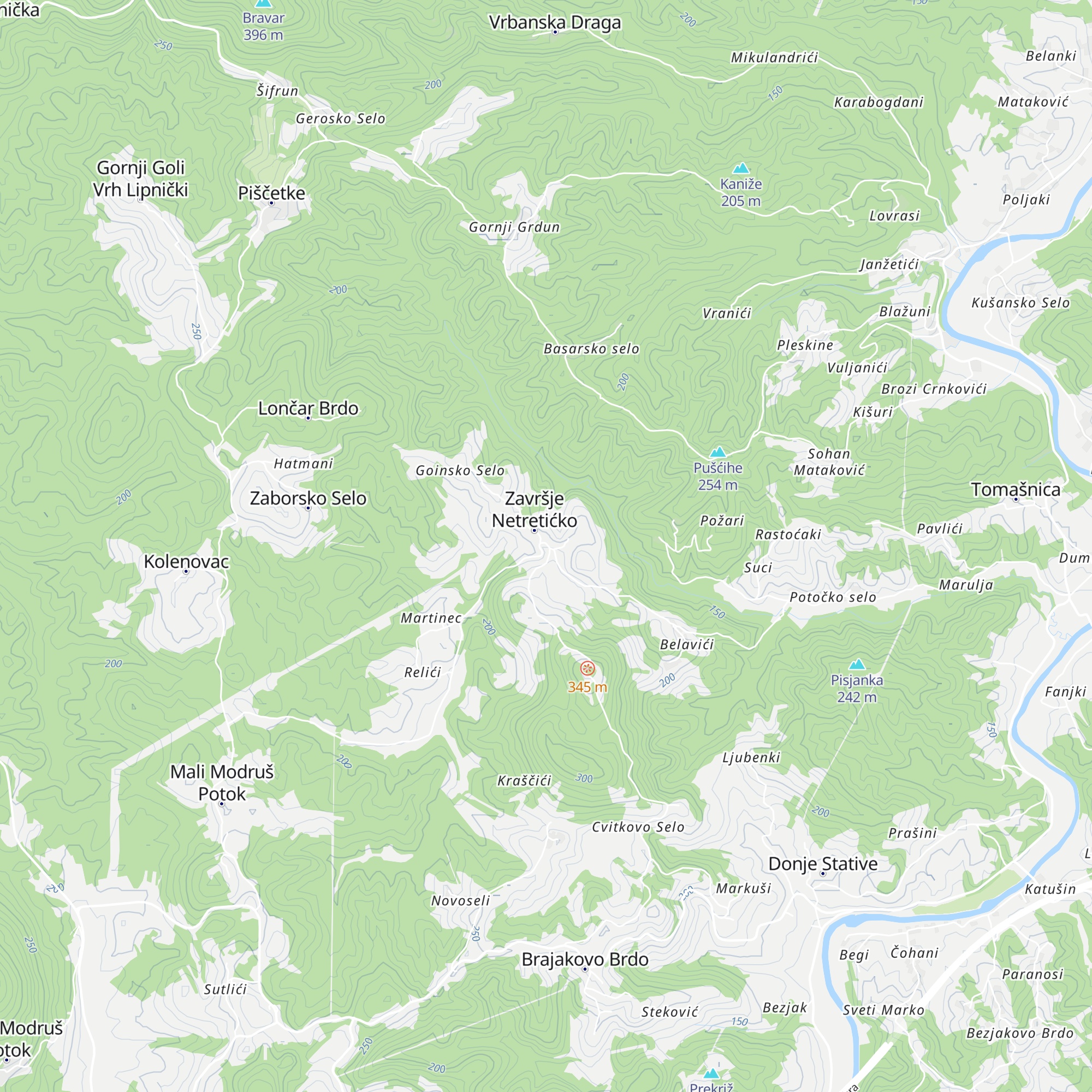 Školska zgrada map
