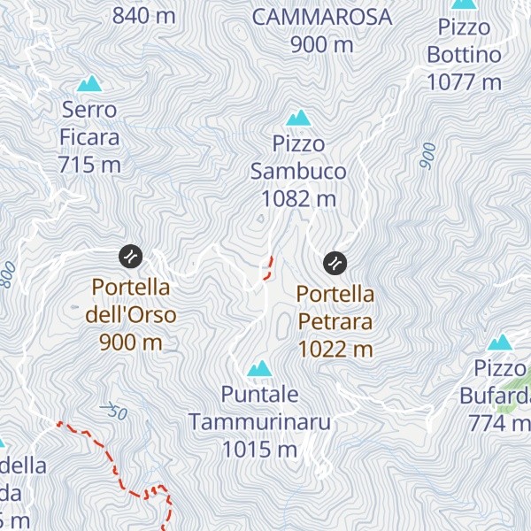 Map of Rifugio San Calogero