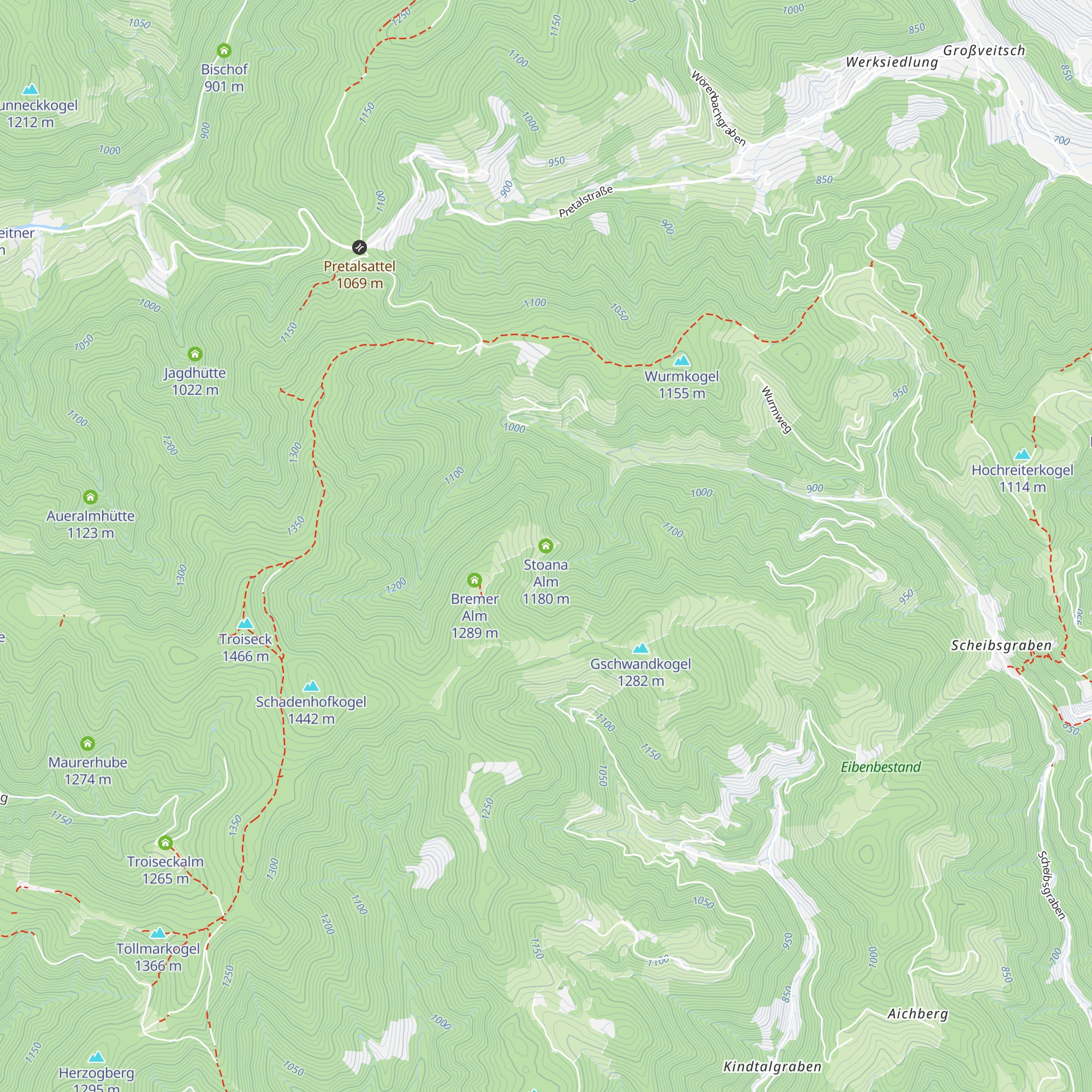 Stoana Alm map