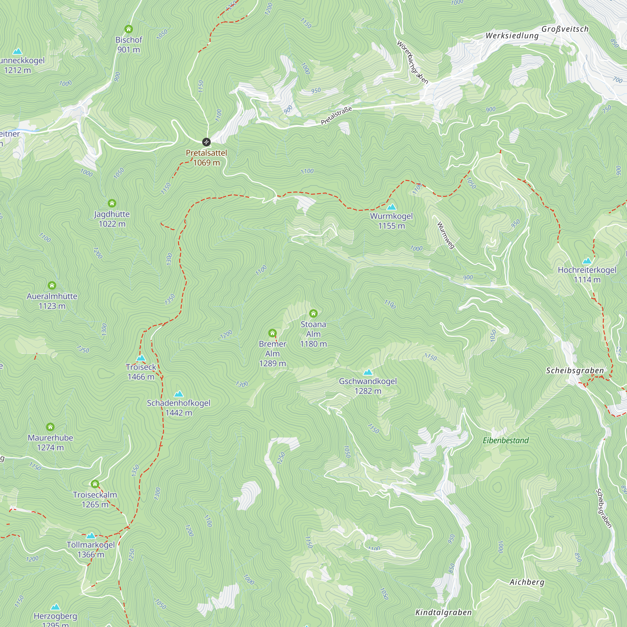 Stoana Alm map