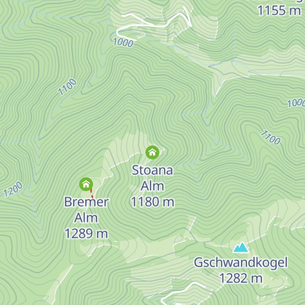 Map of Stoana Alm