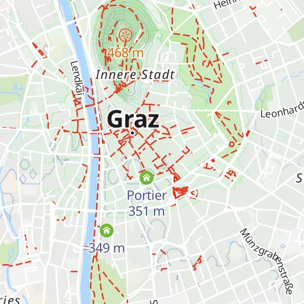 Map of Tourismus Information