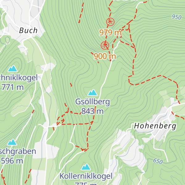 Map of Gsöllberg