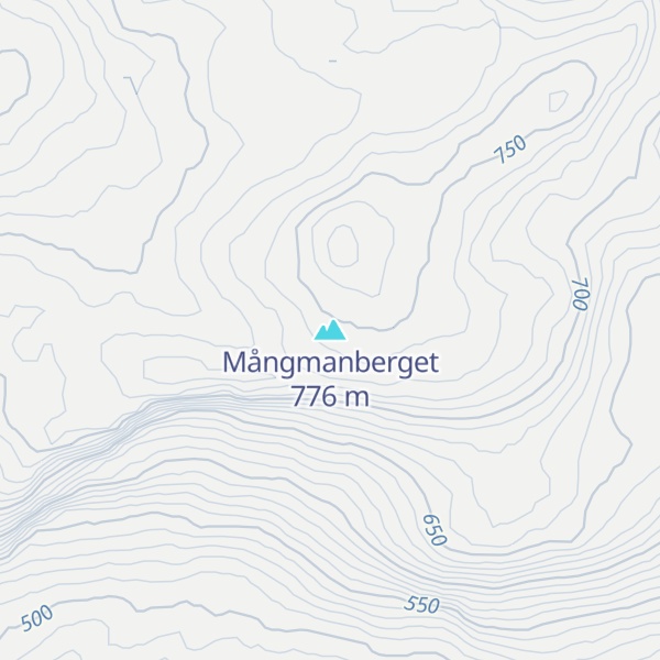 Map of Mångmanberget