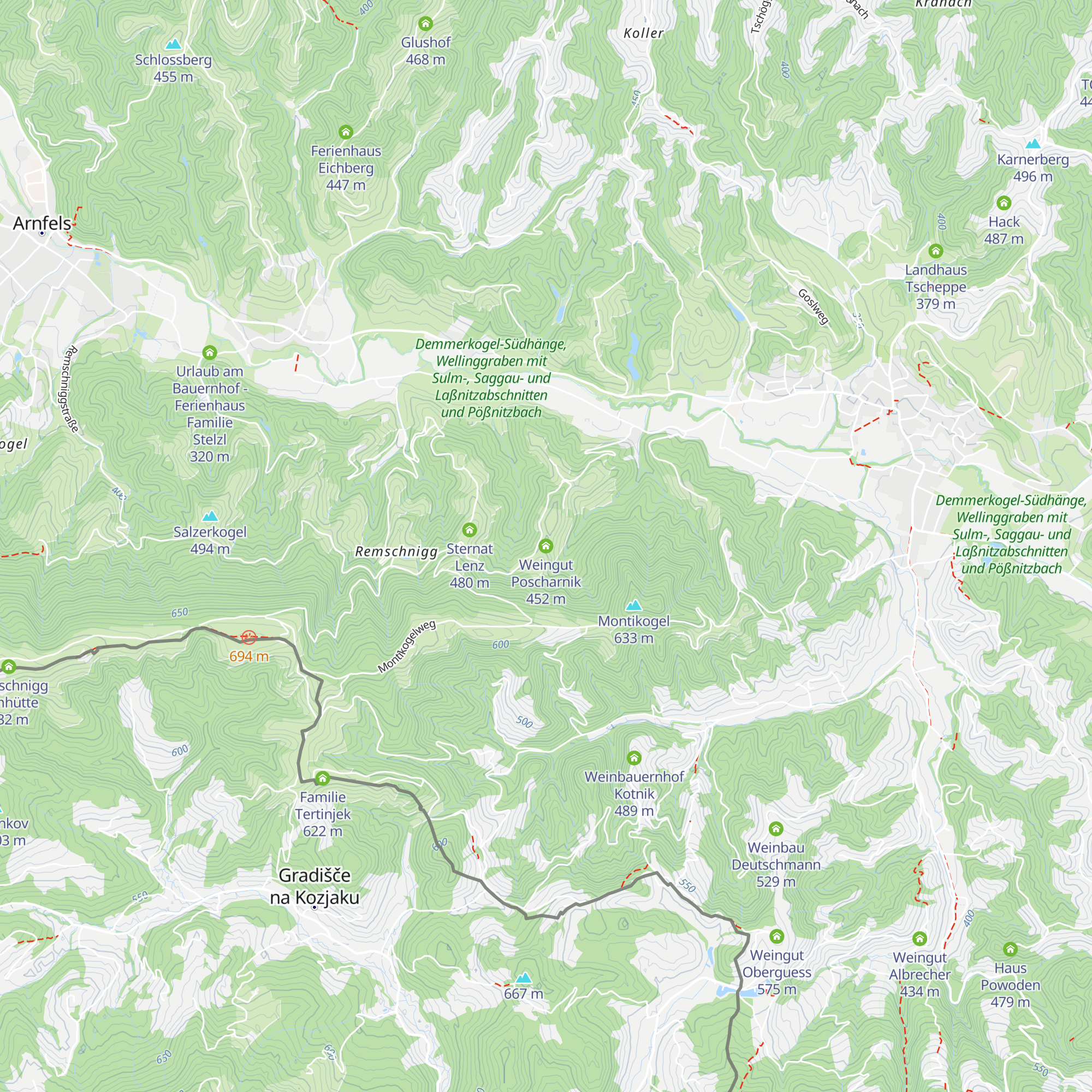 Weingut Poscharnik map