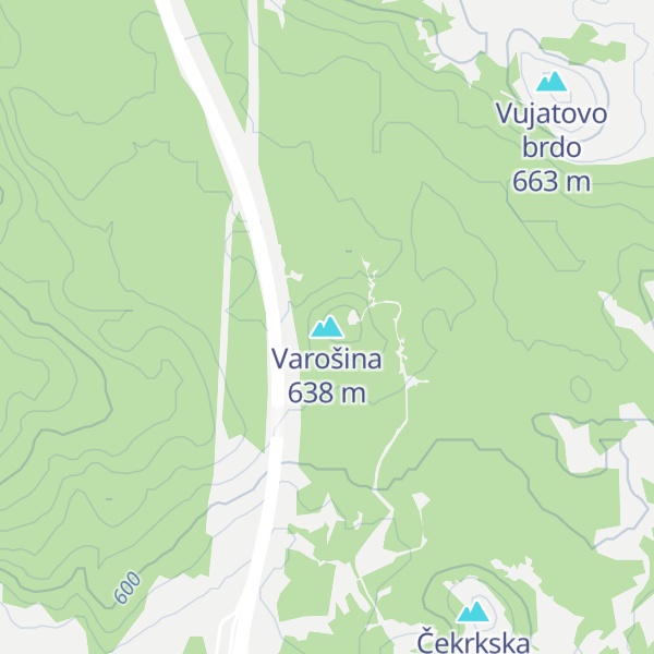 Map of Varošina