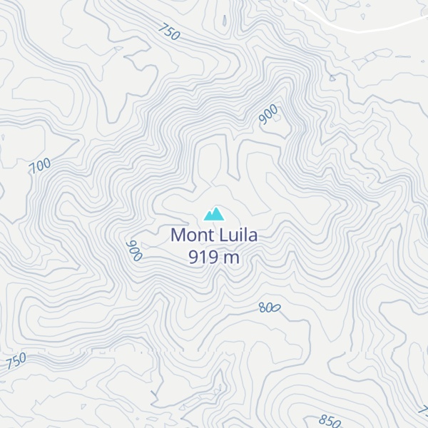 Map of Mont Luila