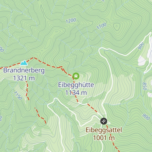 Map of Eibegghütte