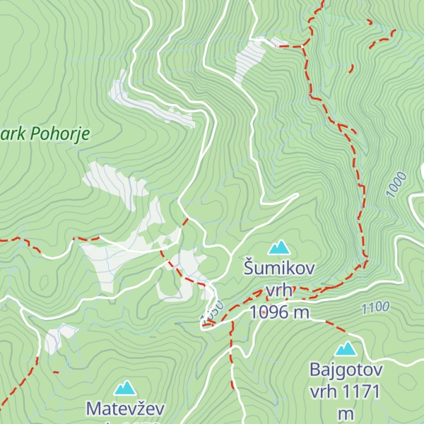 Map of Forester's lodge Šumik