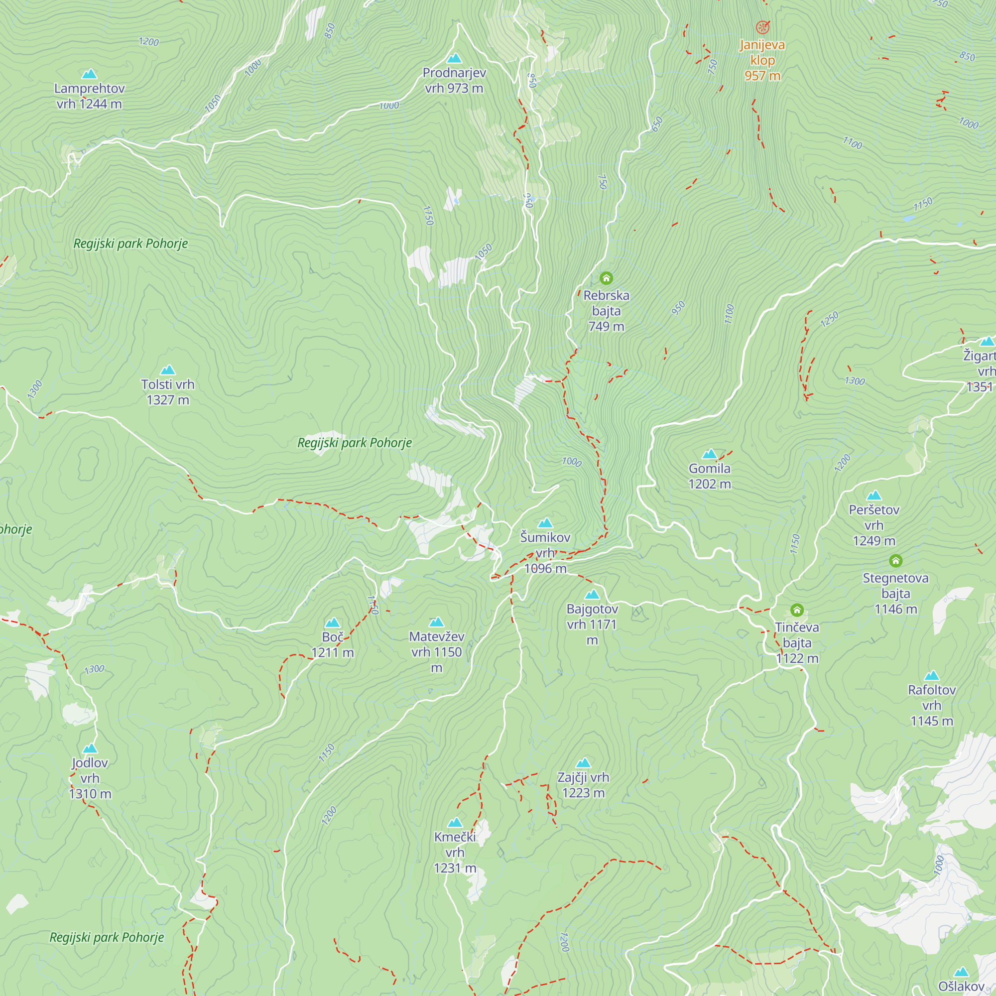 Forester's lodge Šumik map