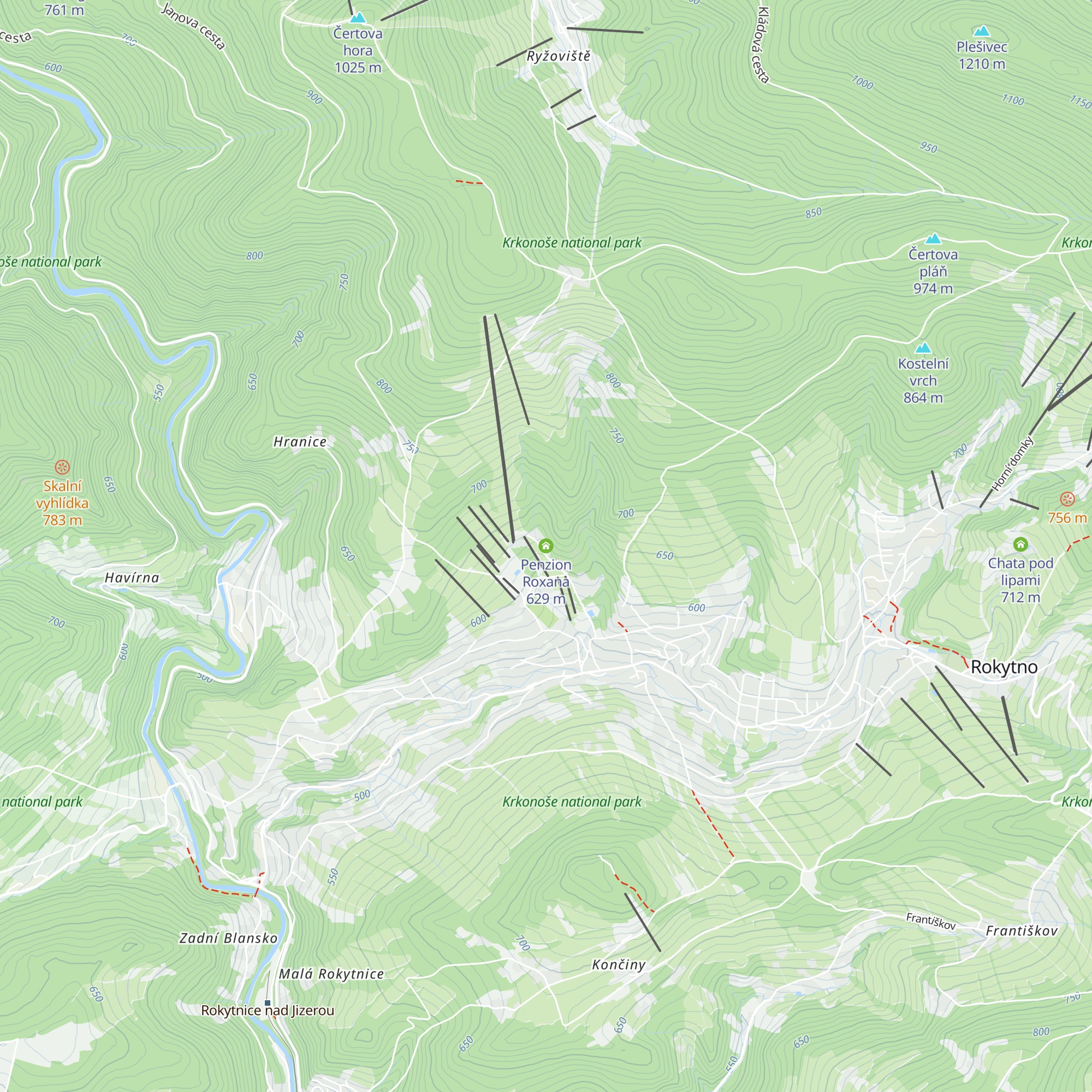 Penzion Roxana map