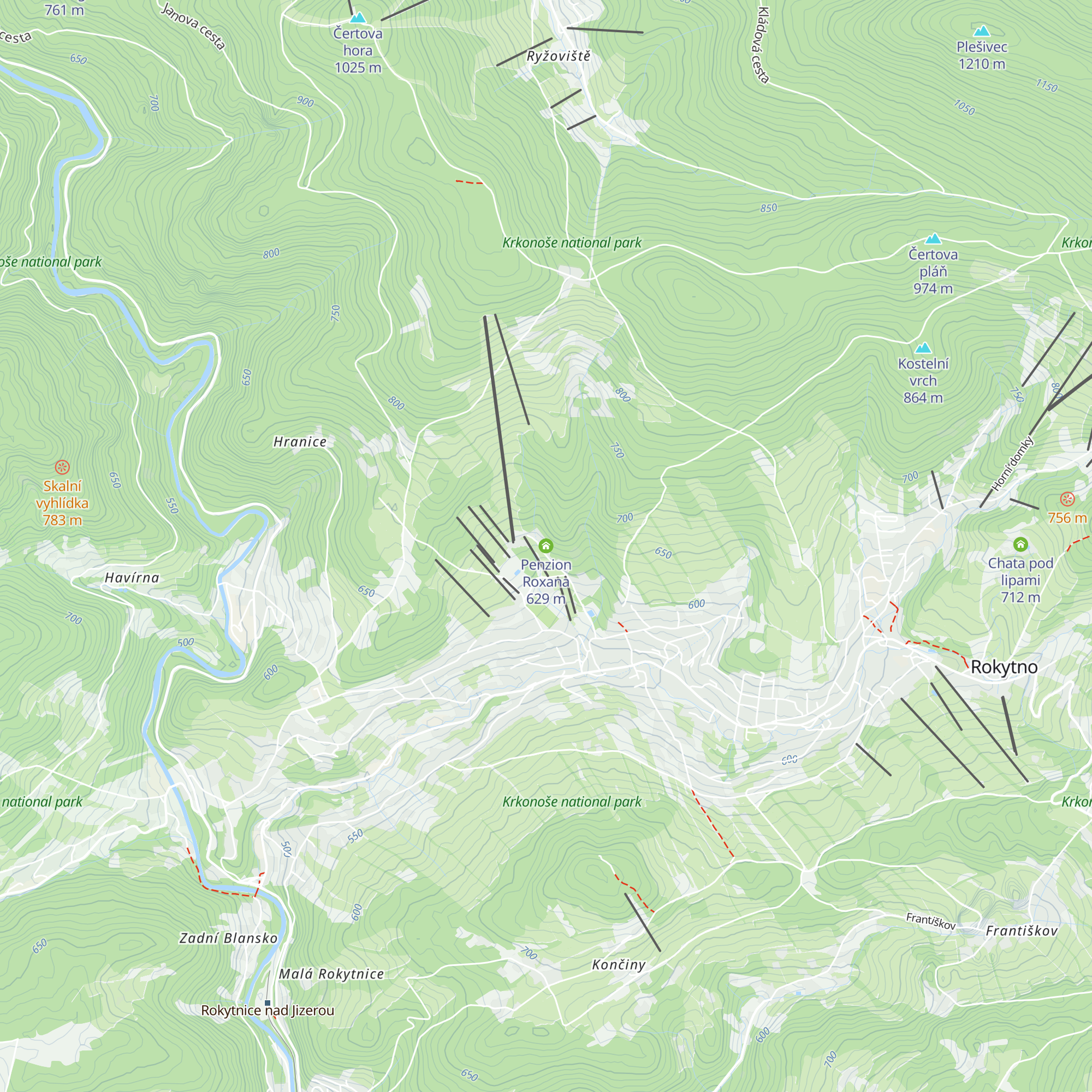 Penzion Roxana map