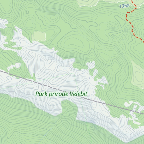 Map of Višerujno