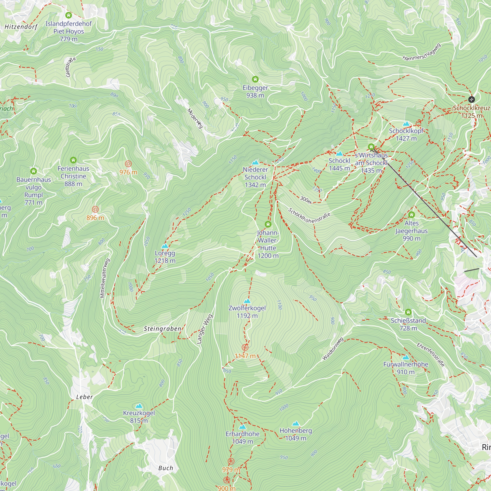 Göstinger Forsthaus map