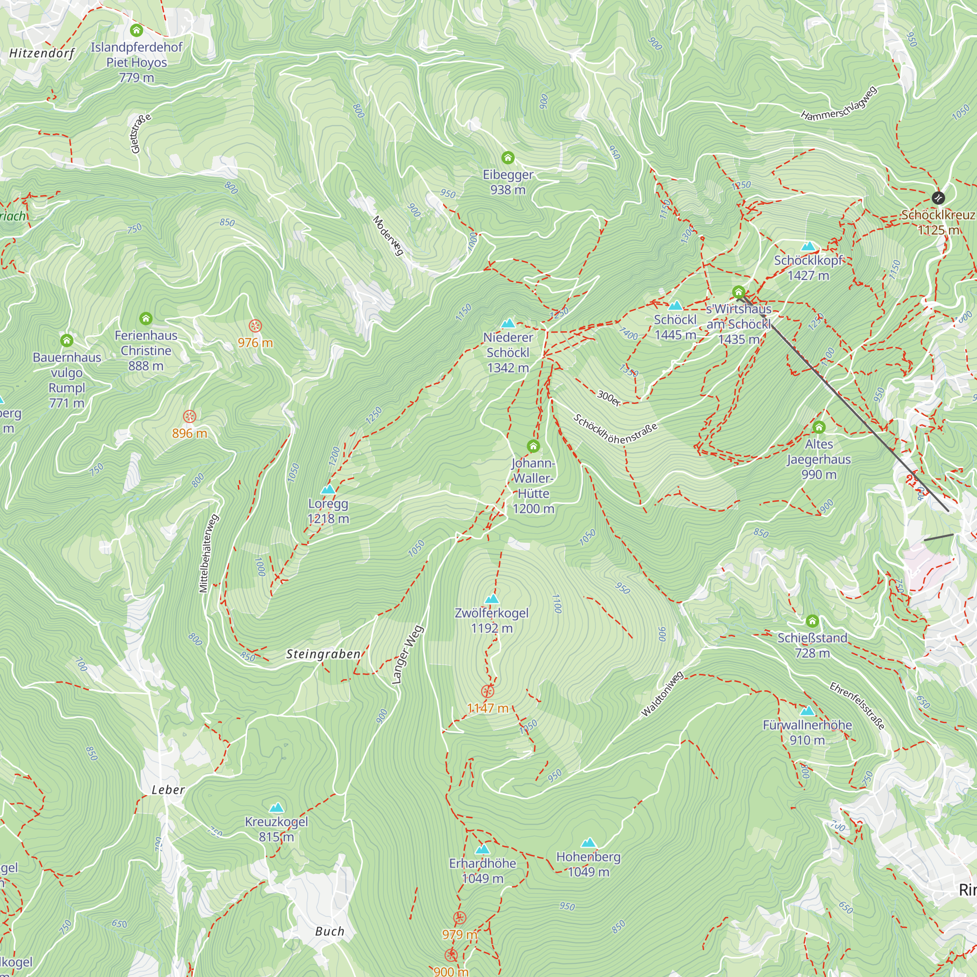 Göstinger Forsthaus map