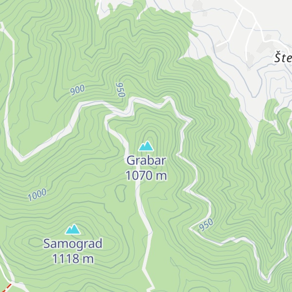 Map of Grabar
