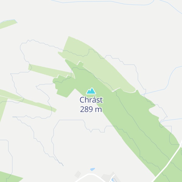 Map of Chrást