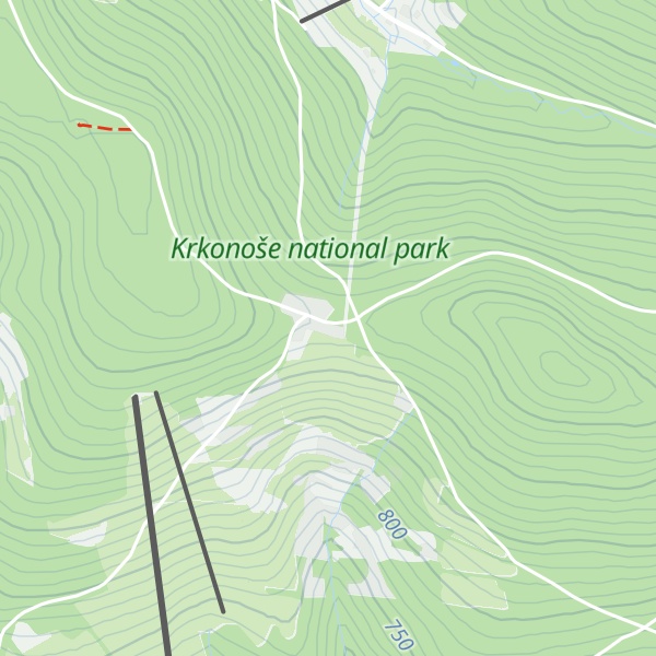 Map of Chata Studenov