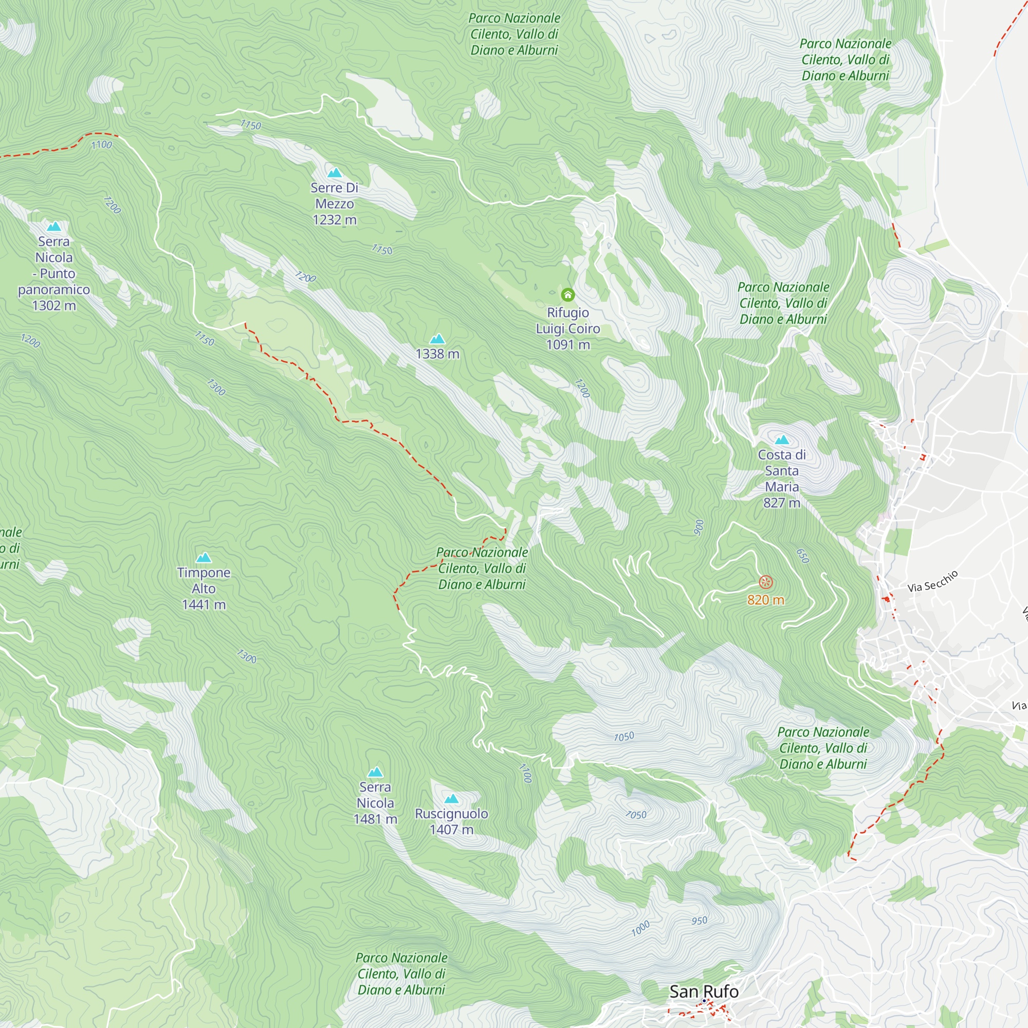 Casino Sierro map