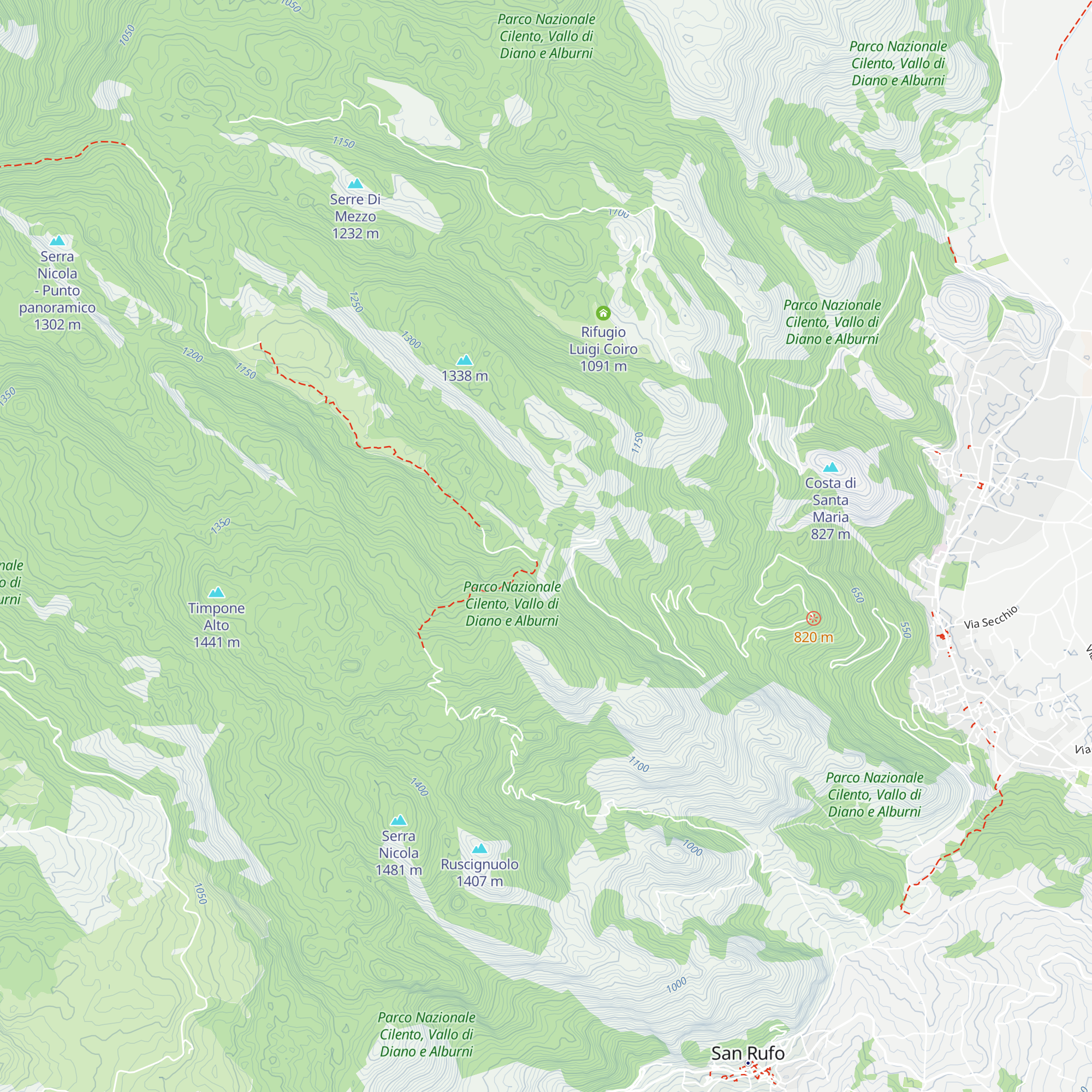 Casino Sierro map