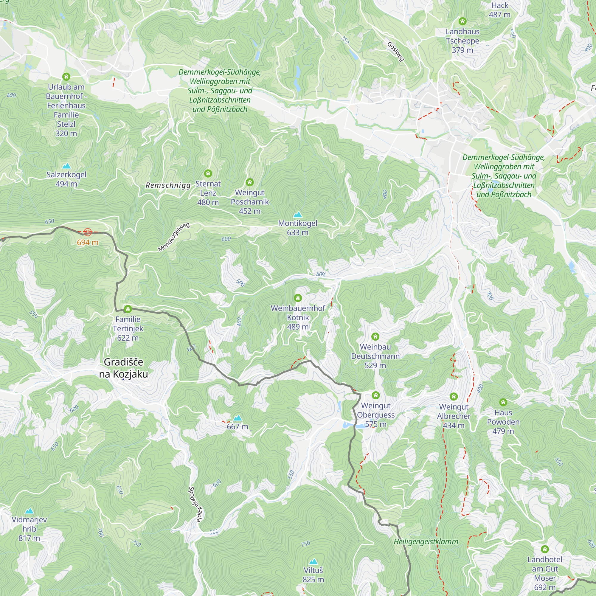 Weinbauernhof Kotnik map