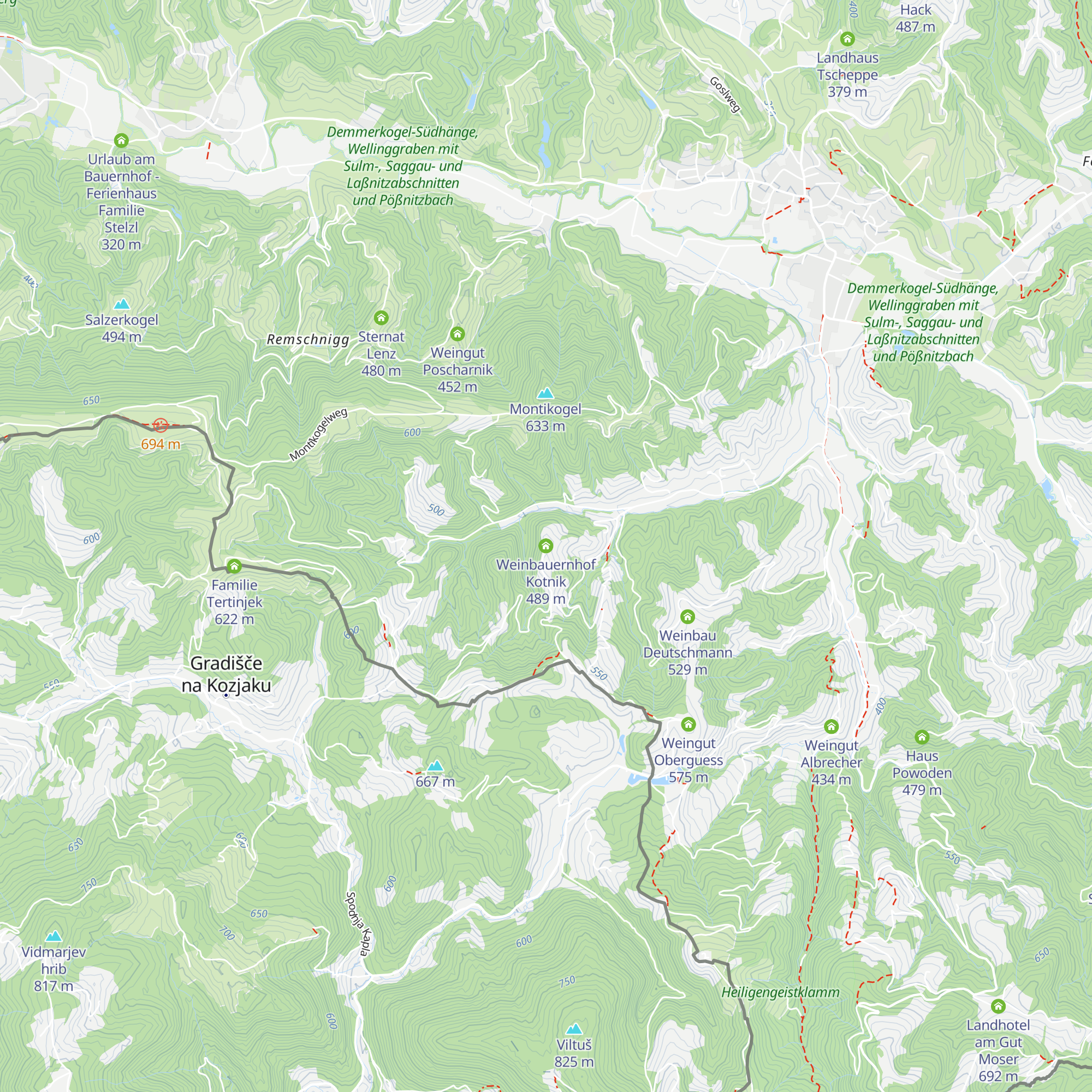 Weinbauernhof Kotnik map