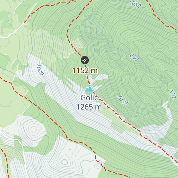 Map of Golić
