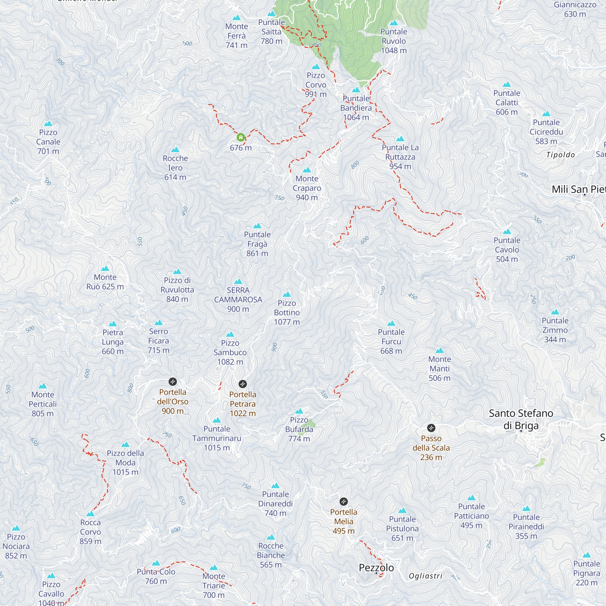 Rifugio Pizzo Bottino map