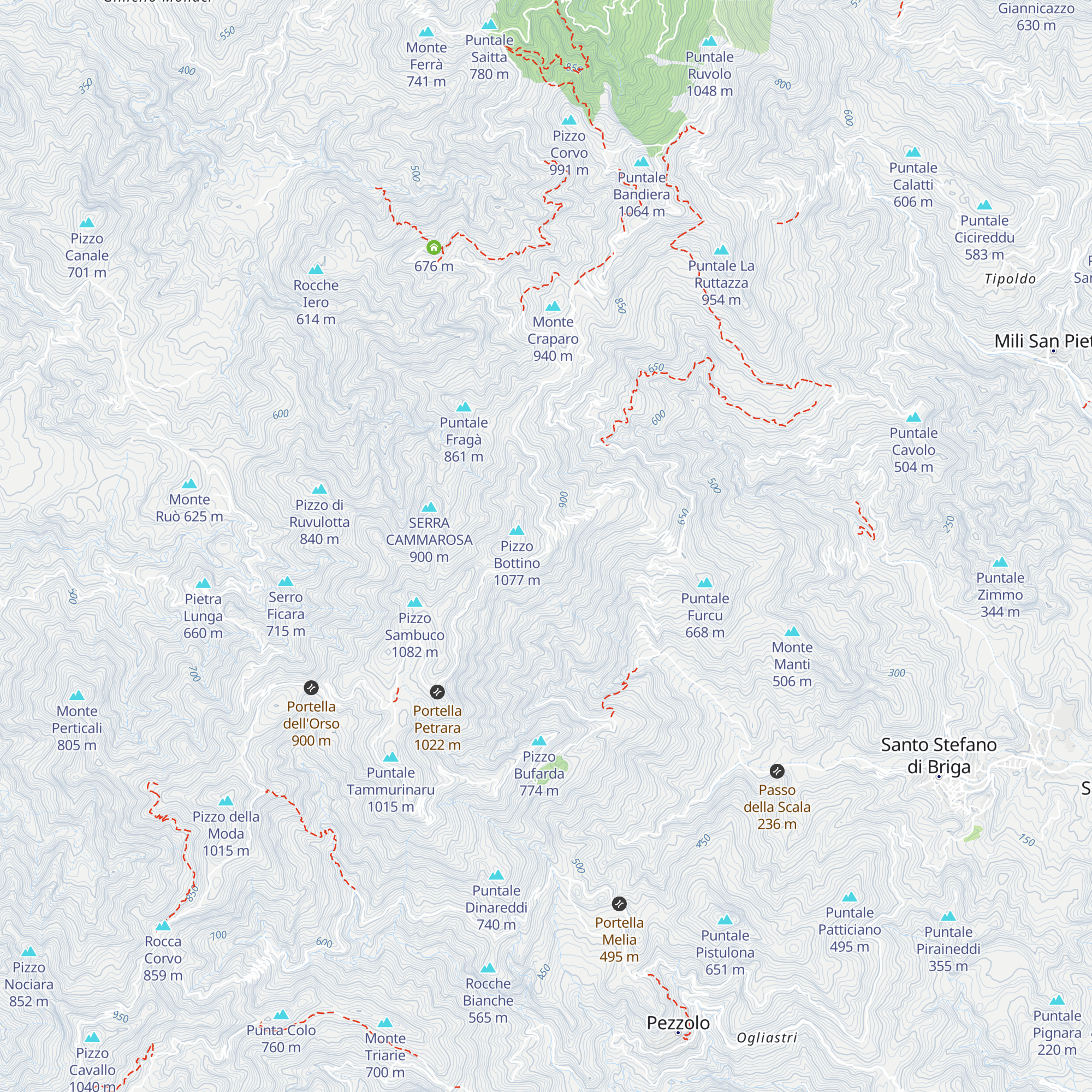 Rifugio Pizzo Bottino map