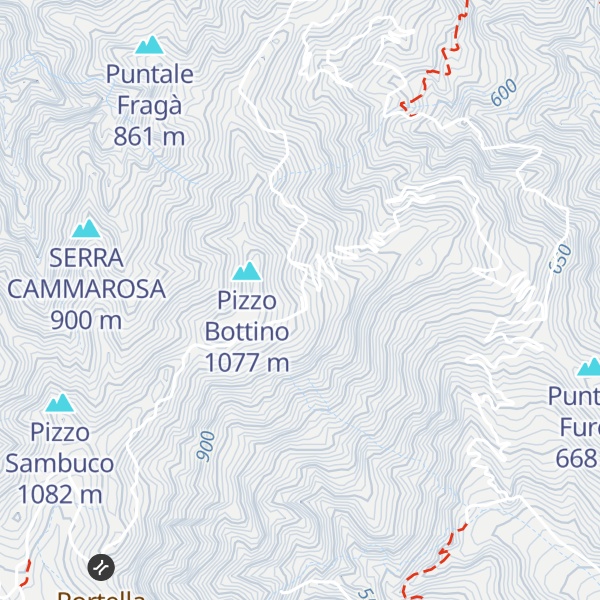 Map of Rifugio Pizzo Bottino