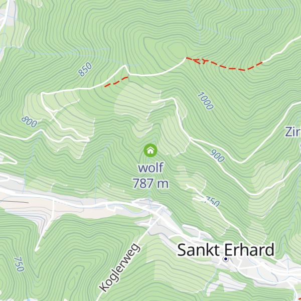 Map of wolf