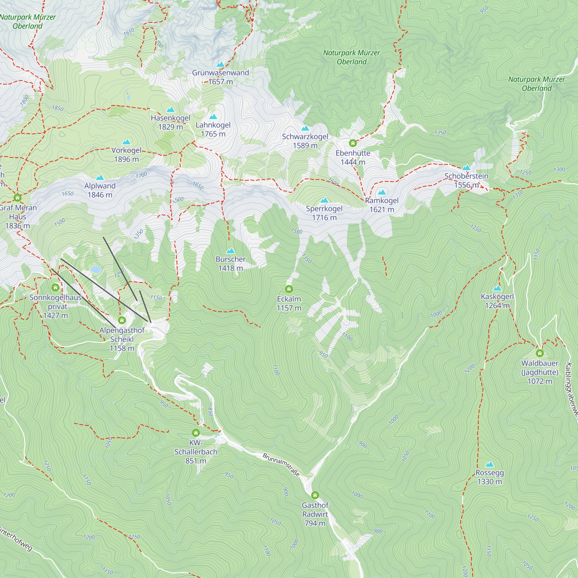 Eckalm map